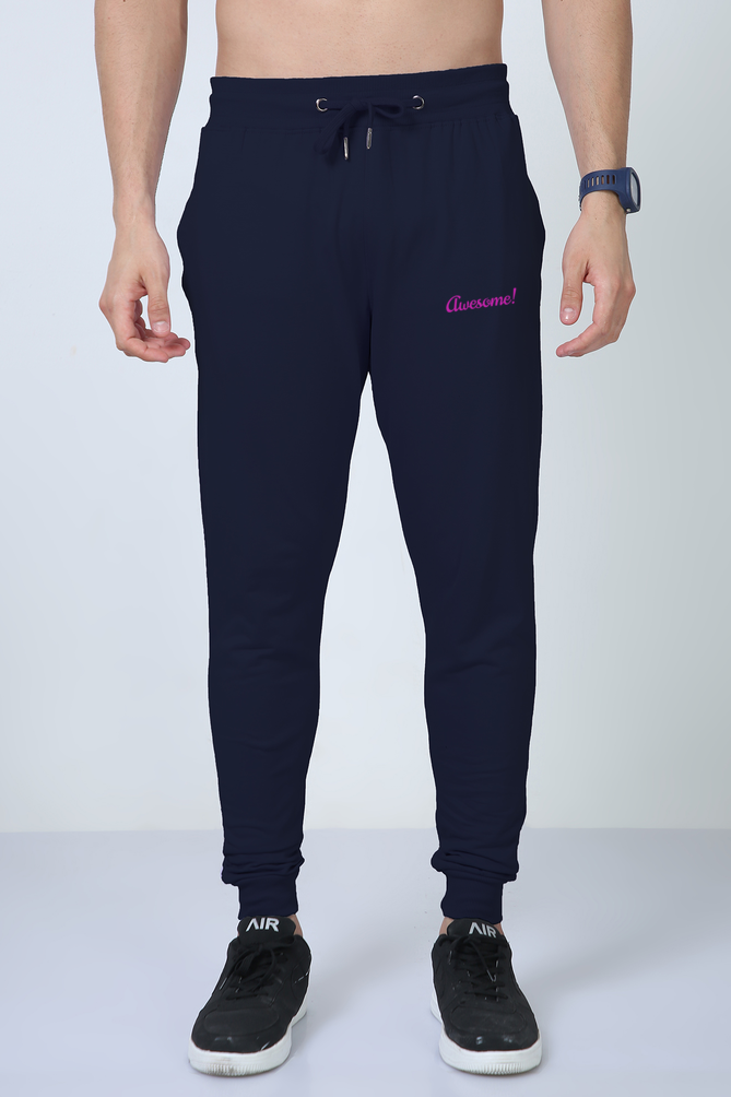 PRINTED JOGGERS (Navy, XS, None)