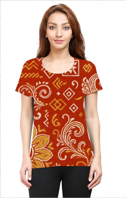 CRIMSON BLOOM T-SHIRT