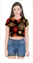 SAKURA CRANE STORY CROP TOP