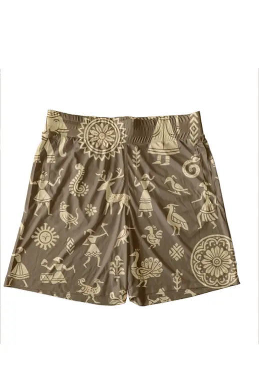 TRIBAL TAPESTRY SHORTS  (XS, None)