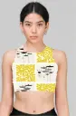 THE MARIGOLD MUSE HALTER CROP