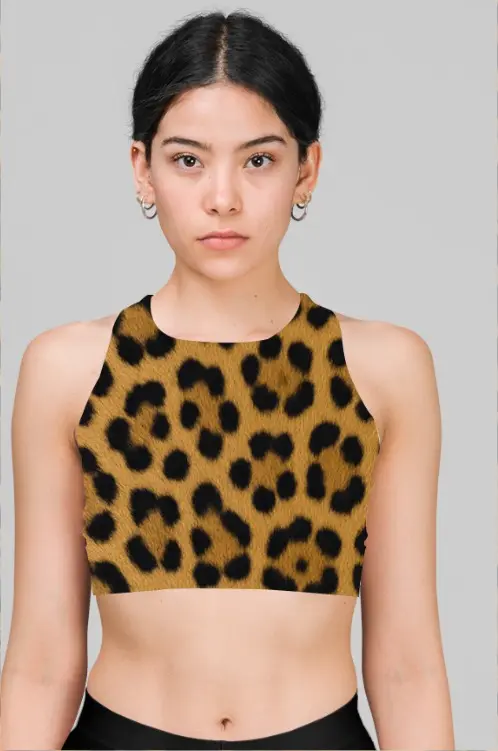 THE WILD HEART HALTER CROP (XS, None)