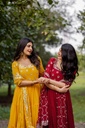 Sequence ruffle anarkali