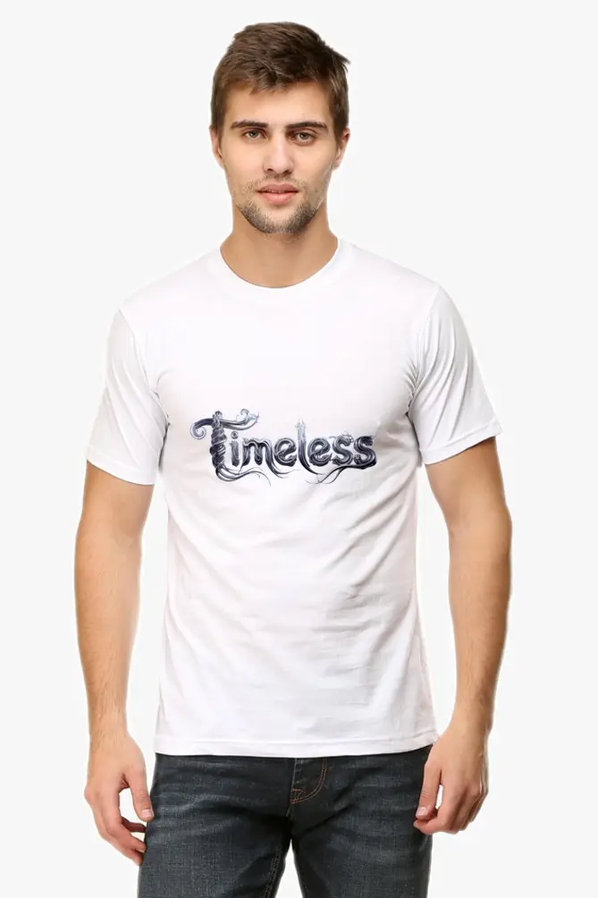 THE TIMELESS SCRIPT T-SHIRT (XS, Custom Letter)