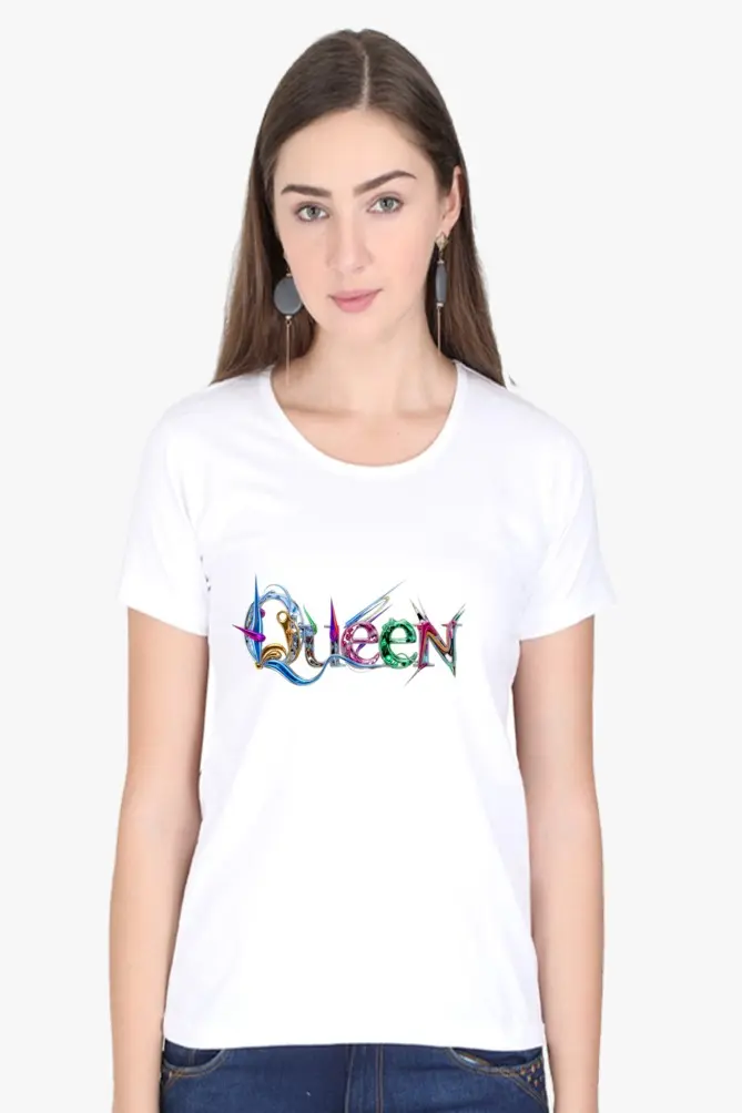 THE "BORN TO REIGN" QUEEN'S TEE (XS, Custom Letter)