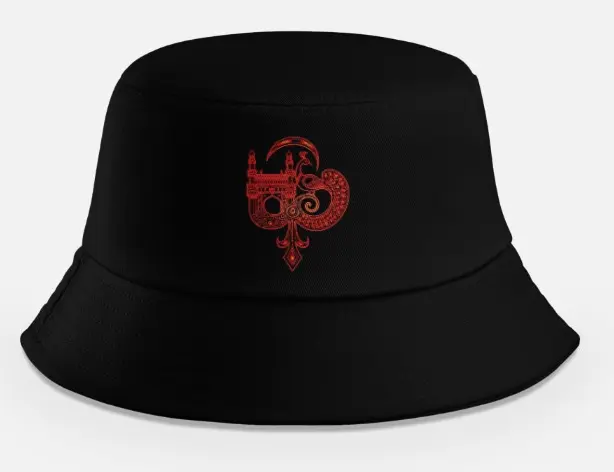 CHARMINAR NOCTURNE BUCKET HAT (Custom Letter)