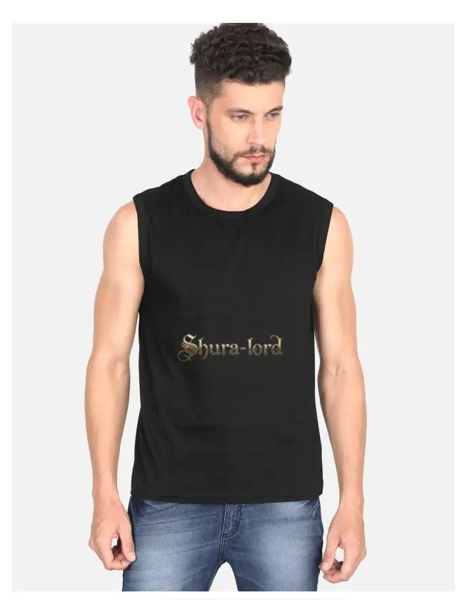 SHURA-LORD: THE UNYIELDING SLEEVELESS SINGLET (XS, None)