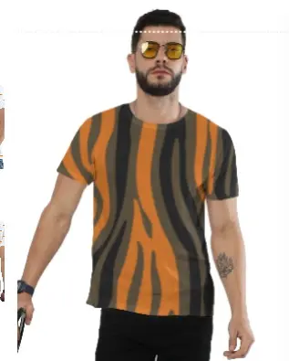 EMBERWILD STRIPESYNTH TEE