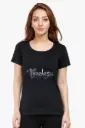 "TIMELESS ECHOES" CLASSIC BLACK T-SHIRT