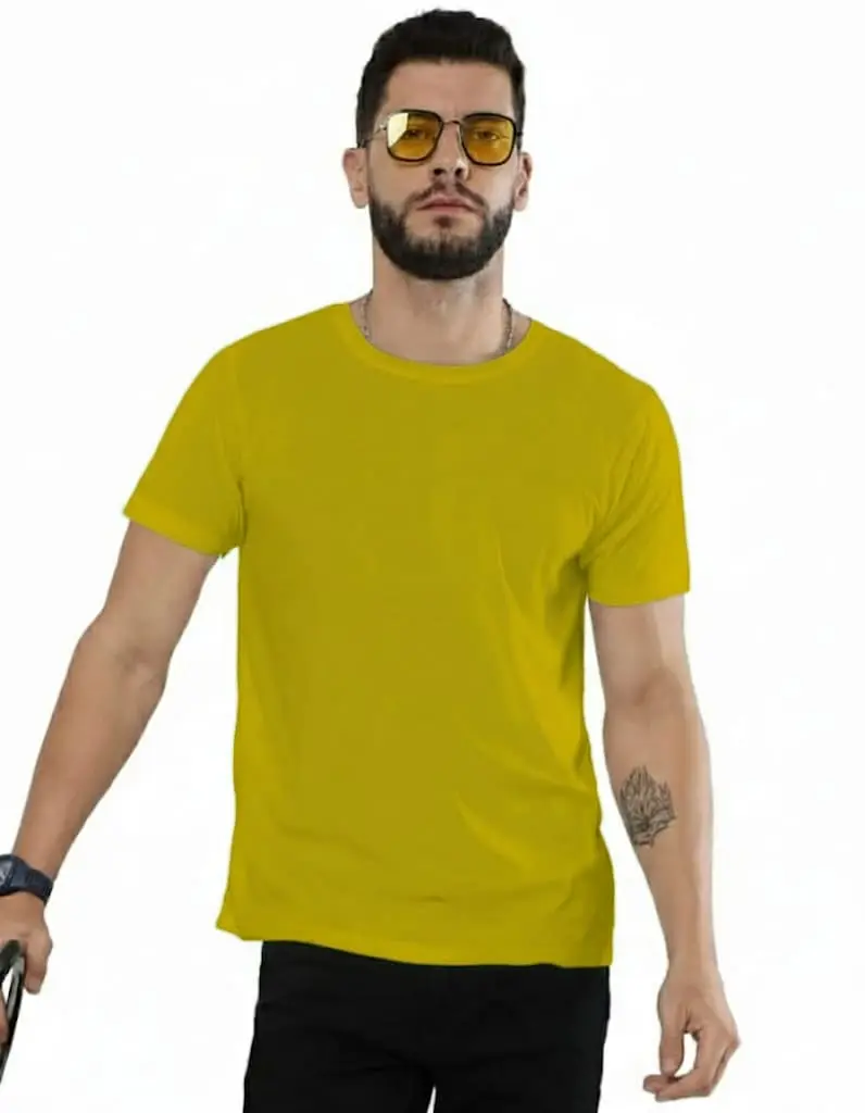 THE GOLDEN HOUR ESSENTIAL CREW NECK T-SHIRT