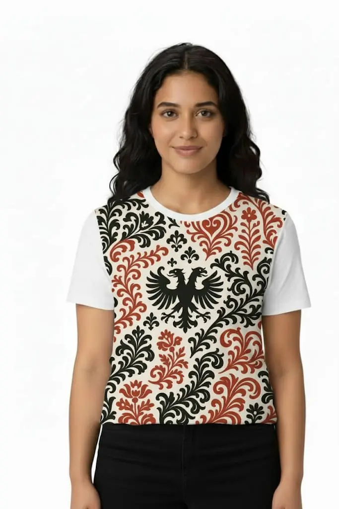 THE ARBËRIA TAPESTRY T-SHIRT (XS, None)