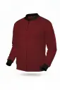 THE 'CRIMSON AVIATOR' BOMBER JACKET
