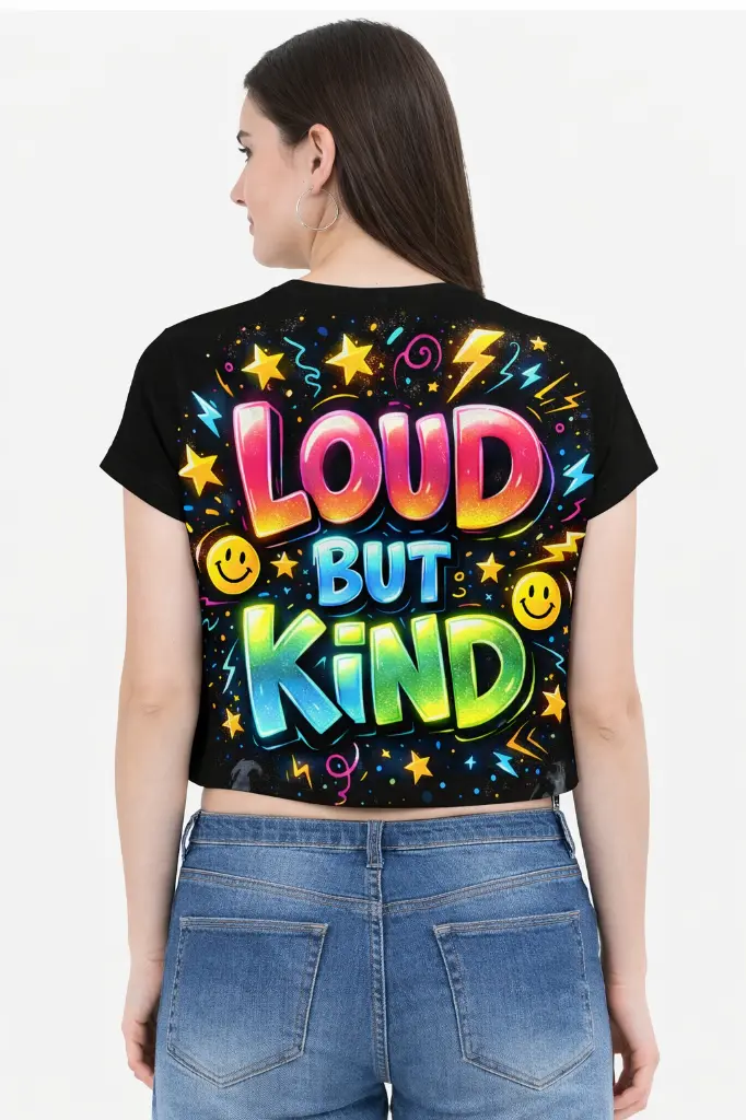 THE "ELECTRIC HEART" GRAFFITI CROP (XS, None)