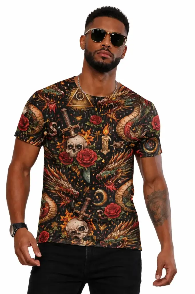 DRAGON DOMINION T-SHIRT  (XS, None)