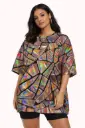 ✨ HOLO SHATTER OVERSIZED T-SHIRT ✨ 