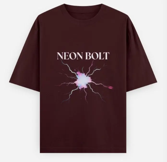 NEON BOLT OVERSIZED T-SHIRT (XS, None)