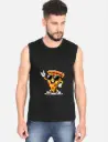 COOL PIZZA VIBES SLEEVELESS TEE