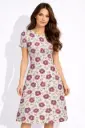 VINTAGE ROSE GARDEN A-LINE DRESS