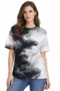 MONOCHROME SMOKE FLOW OVERSIZED T-SHIRT