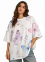 BUTTERFLY BLOOM OVERSIZED T-SHIRT