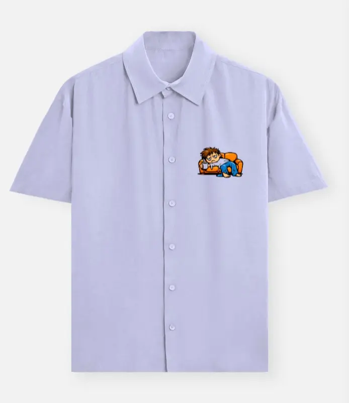 LAZY MOOD CARTOON SHIRT (XS)