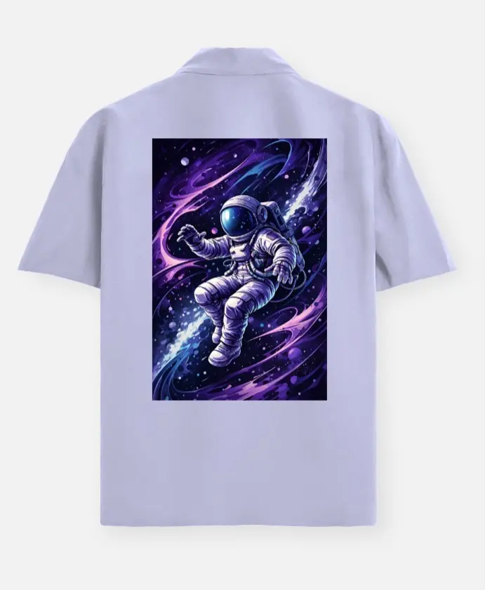 COSMIC DRIFT ASTRONAUT BACK GRAPHIC SHIRT 