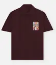 ENERGETIC ANIME EXPRESSION GRAPHIC POCKET SHIRT