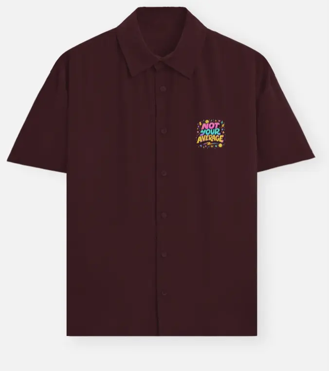 NOT YOUR AVERAGE GRAPHIC POCKET SHIRT (XS)
