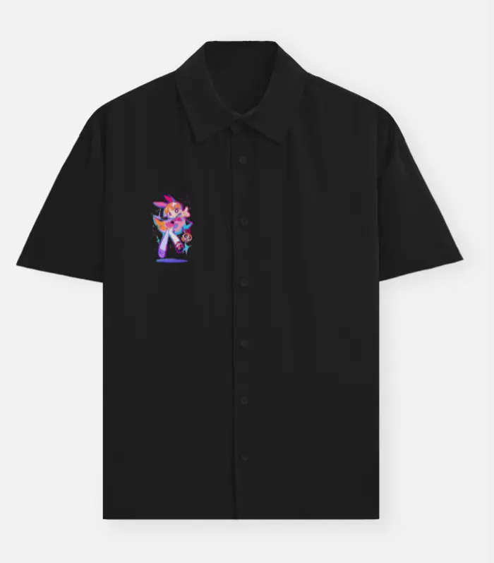 ANIME SPARK GRAPHIC POCKET SHIRT (XS)