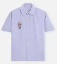 CUTE ANIME CHIBI GRAPHIC POCKET SHIRT