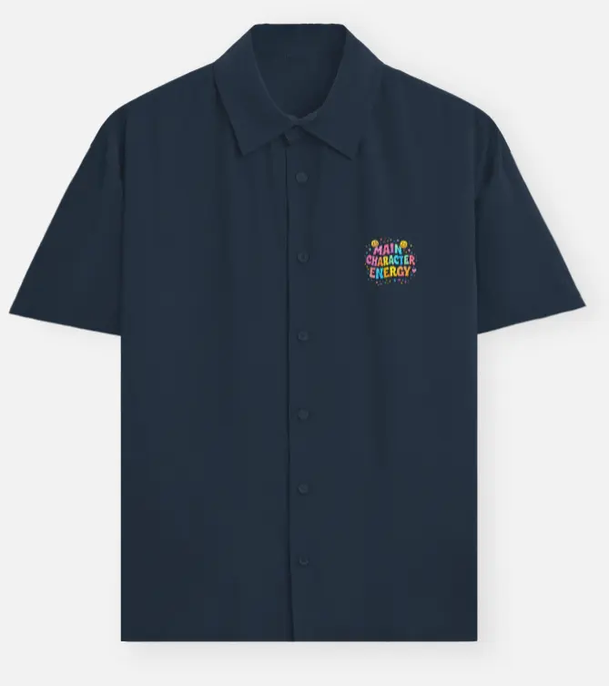 MAIN CHARACTER ENERGY GRAPHIC POCKET SHIRT (XS)