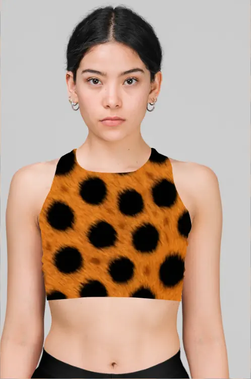 WHISPERS OF THE WILD CROP TANK (XS)