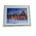 Indian Temple Watercolor Photo Frame