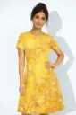 GOLDEN BLOOM MIDI DRESS 