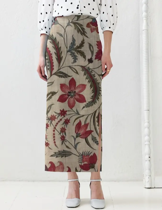  THE HEIRLOOM HOTHOUSE COLUMN SKIRT (XS)