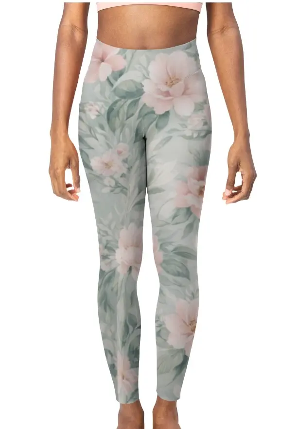 MEADOWS IN BLOOM YOGA LEGGINGS (XS)