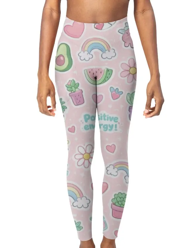 THE "GOOD VIBES" DREAMSCAPE LEGGINGS (XS)