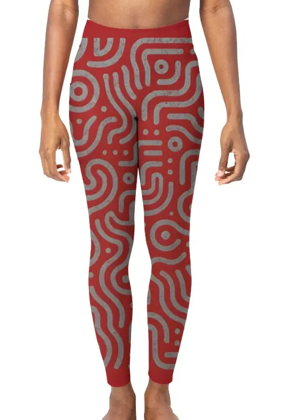THE LABYRINTH PERFORMANCE LEGGINGS (UNISEX) (XS)