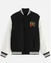 "DHARMA BLOOM" HERITAGE VARSITY JACKET