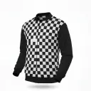 "CHECKMATE RACER" BOMBER JACKET