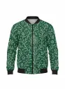 "VERIDIAN BLOOM AETHER-WEAVE BOMBER"