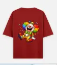 HAPPY CLOWN CARTOON GRAPHIC T-SHIRT 