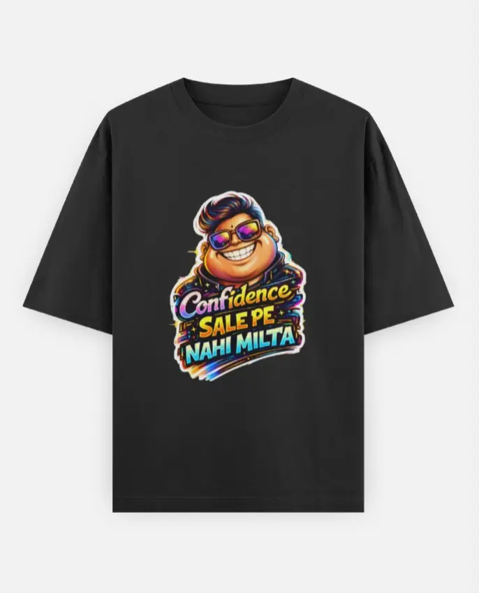CONFIDENCE ISN’T FOR SALE GRAPHIC T-SHIRT  (XS)