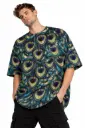 PEACOCK AURA OVERSIZED T-SHIRT 