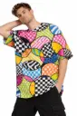 POP PATCH FUSION OVERSIZED T-SHIRT 