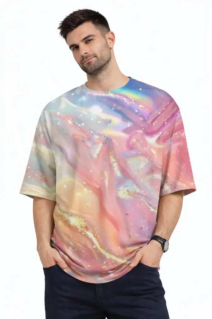 AURORA DRIFT OVERSIZED T-SHIRT (XS)