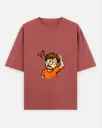 CONFUSED MOOD CARTOON T-SHIRT 