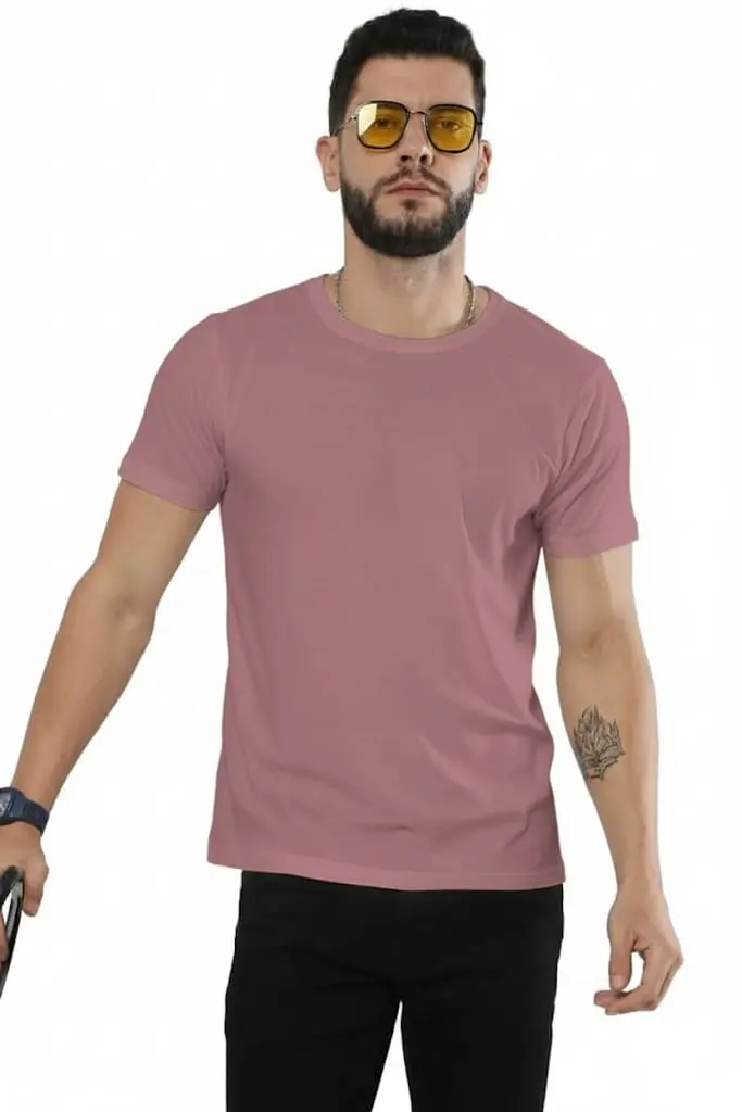 THE "MAVERICK MAUVE" ESSENTIAL T-SHIRT (XS)