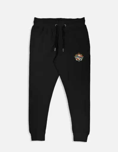 URBAN CREST BLACK JOGGER PANTS 