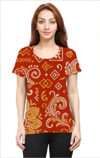 CRIMSON BLOOM TEE